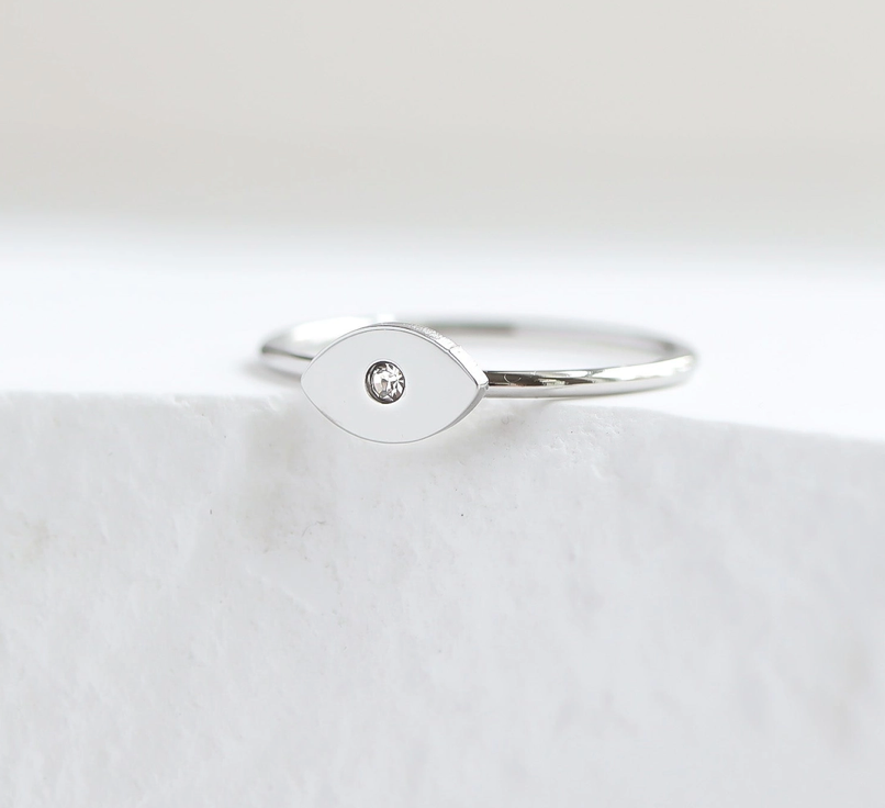 Evil Eye Stacking Ring