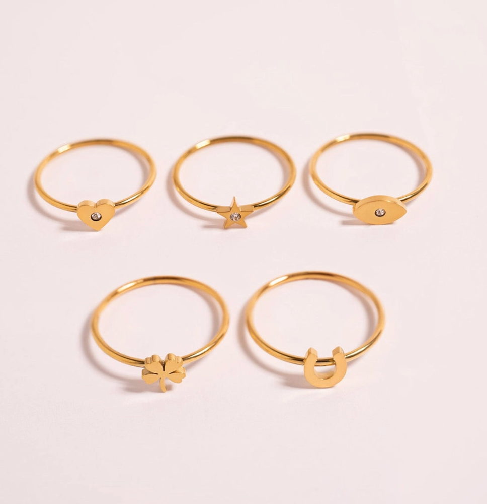 Evil Eye Stacking Ring