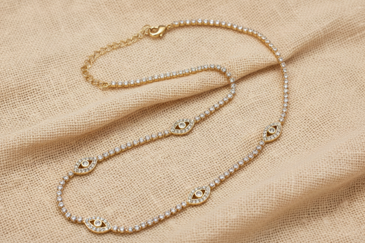 Evil Eye Tennis Chocker