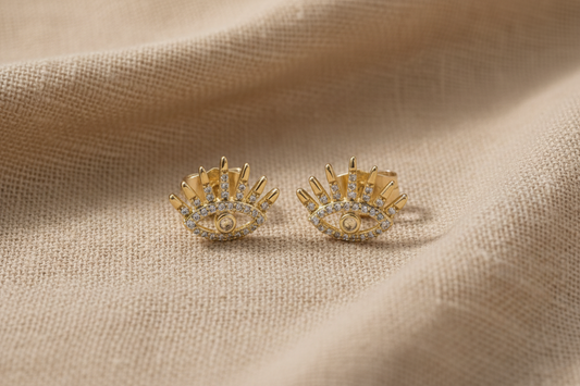 Evil Eye Stud Earrings