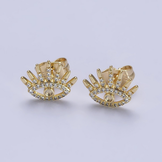 Evil Eye Stud Earrings