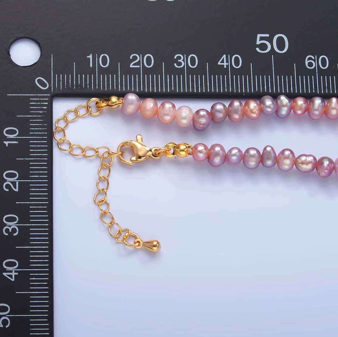 Purple Mother Of Pearl Necklace
