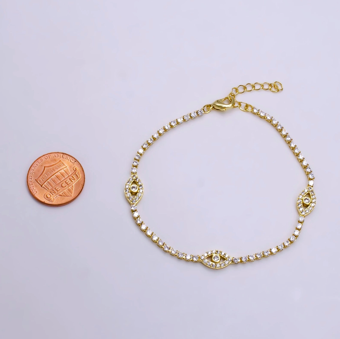 Evil Eye Tennis Bracelet