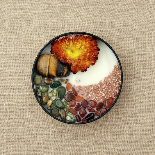 Durga (The Fearless) 8oz Crystal Candle