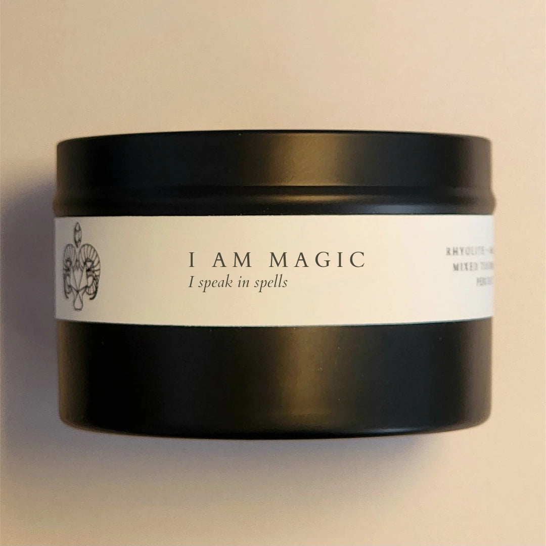 I Am Magic (I Speak in Spells) 8oz Crystal Candle