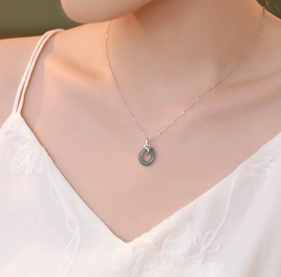 Jade Snake Necklace