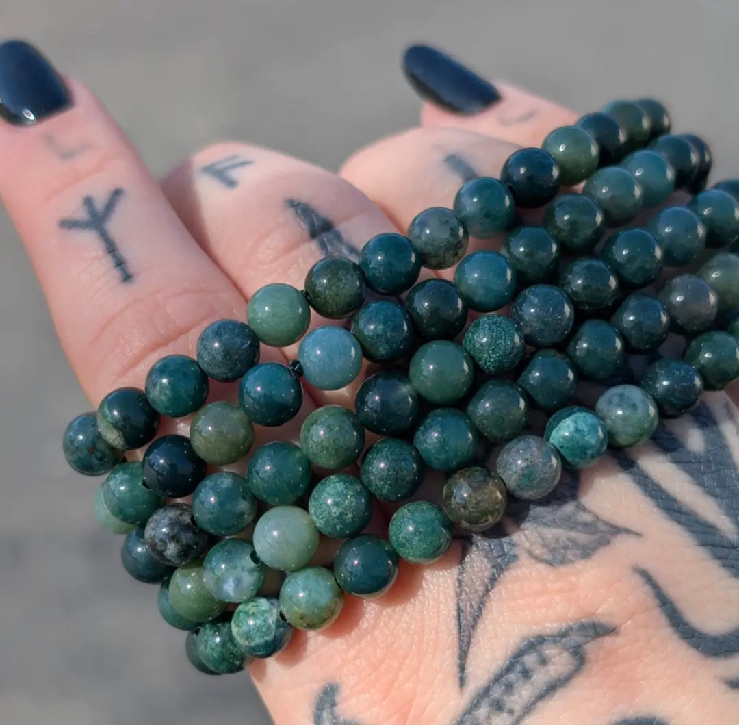 Moss Agate Bracelet