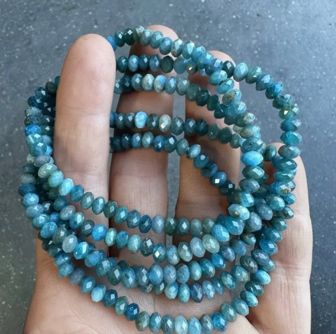 Blue Apatite Bracelet