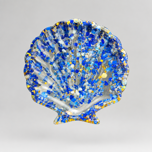 Lapis Lazuli Seashell Bowl