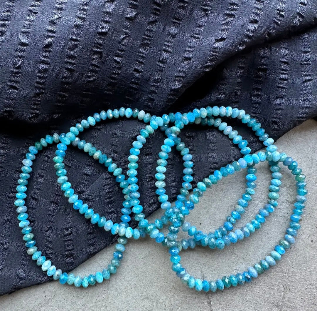 Blue Apatite Bracelet