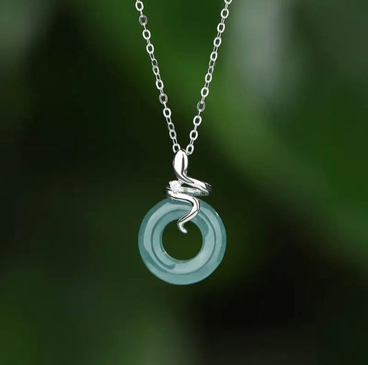 Jade Snake Necklace