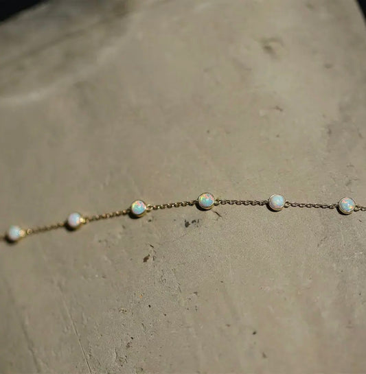 Opal Charm Bracelet