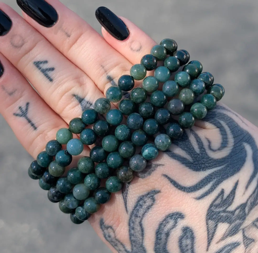 Moss Agate Bracelet